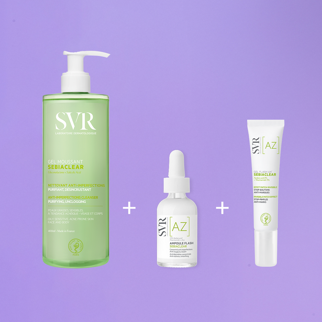 Routine Flash Stop Boutons sebiaclear